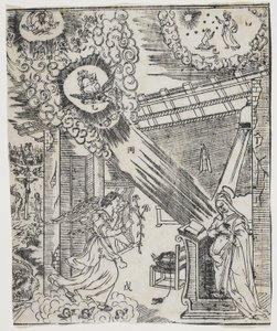 Sint Hiëronymus in een grot, ca. 1480-1538 door Albrecht Altdorfer